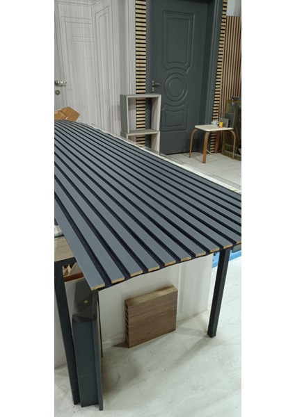 Antrasit Akustik Duvar Paneli