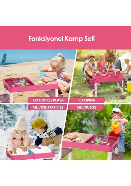 Masalı Kamp Seti Oyun Seti Kamp Oyuncakları Kamp Malzemeleri Seti