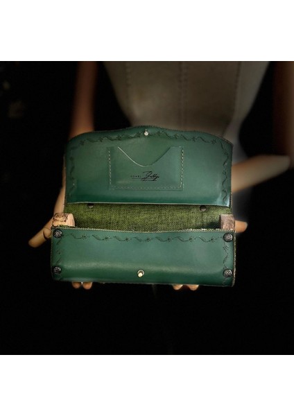 Hakiki Deri, El Yapımı Bayan Çanta, Bayan Cüzdan Larissa V128 indirimleri