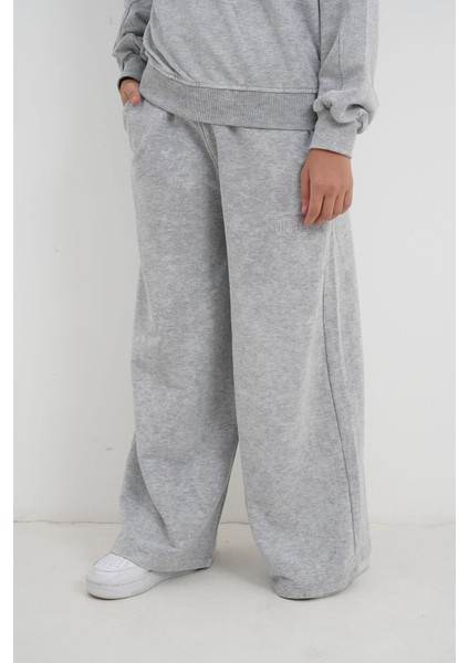 Kız Çocuk Iki Iplik Kumaş Bisiklet Yaka Eşofman Takımı fırsatları