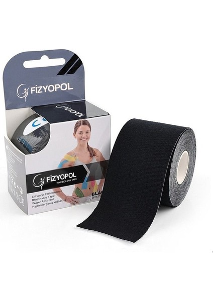 New Product Kinezyo Tape Band 5 Metre x 5 cm Siyah Rengi, Kinesio Sporcu Bandı