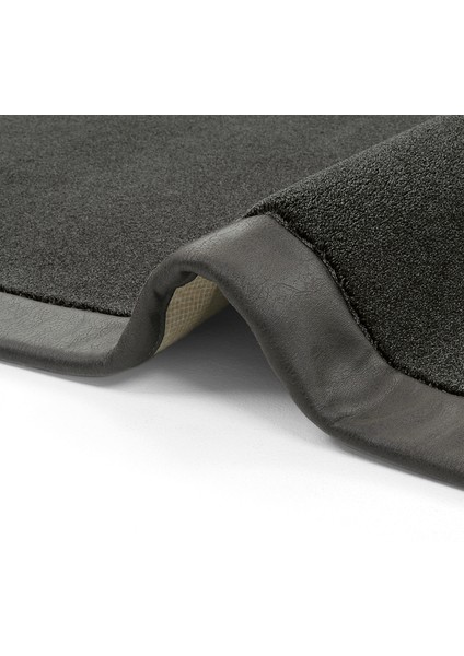 Bounty Düz Renk Antrasit Halı Parlak Görünümlü Modern Sık Dokuma Kalın Ev Salon Oturma Odası Halısı