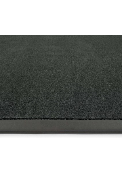 Bounty Düz Renk Antrasit Halı Parlak Görünümlü Modern Sık Dokuma Kalın Ev Salon Oturma Odası Halısı