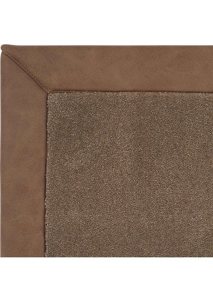 Bounty Bordürlü Düz Renk Kahverengi Kalın Halı Modern Dokuma Ofis Mağaza Fuar Showroom Salon Halısı fırsatları