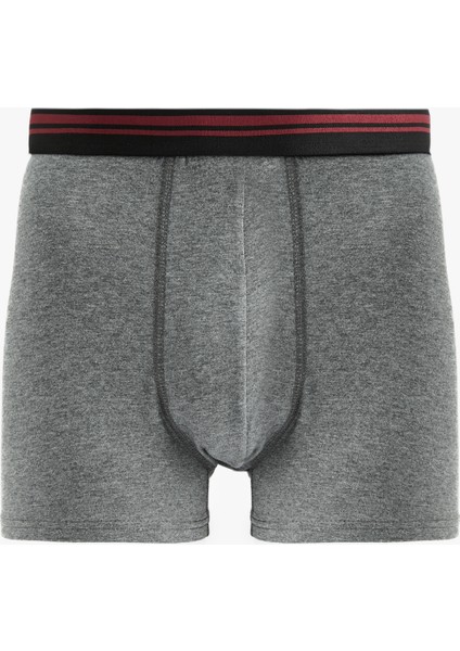 Lastik Detaylı Pamuklu 3'lü Boxer Seti indirimleri