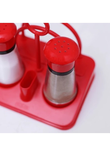 2'li Peçete ve Tuzluk Seti Kırmızı Çok Amaçlı Kullanım modelleri