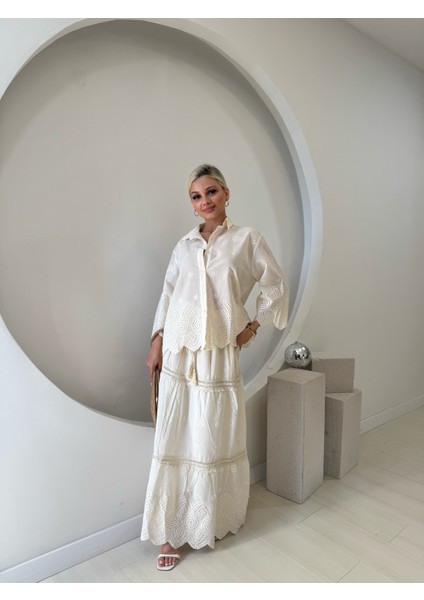 Ekru Gömlek Etek Fisto Takım fiyatları