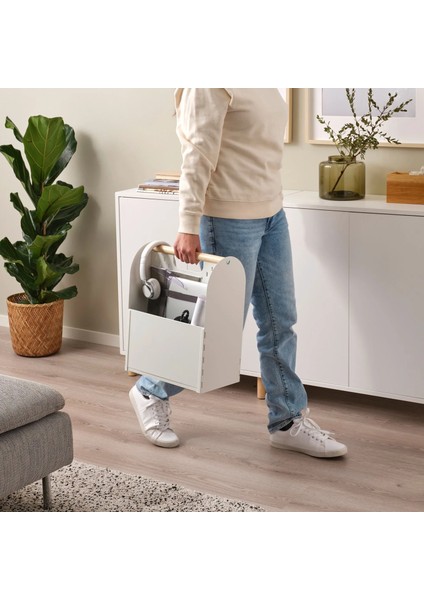 Vattenkar Masaüstü Düzenleyici 33 × 21 × 43 cm Beyaz Elastik Taşıma Saplı fırsatları