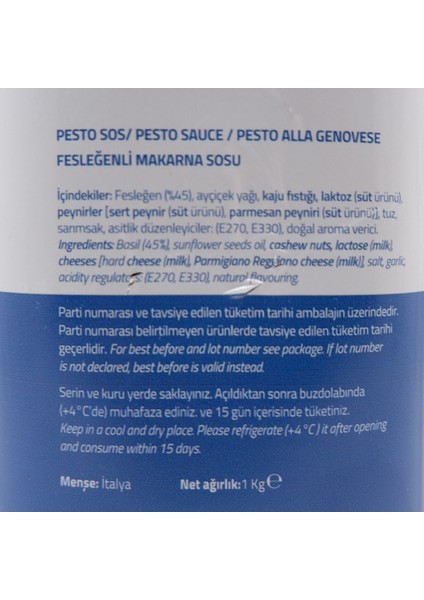 Pesto Sos 1 kg modelleri