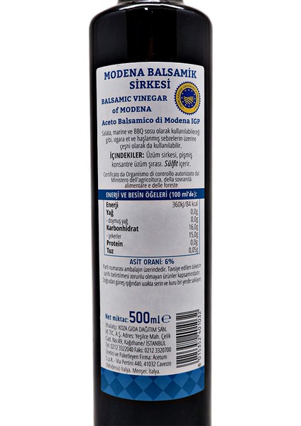 Balsamik Sirkesi, 500Ml modelleri