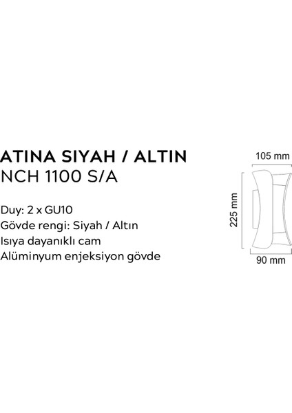 Çift Yönlü Dış Mekan Aplik – Antrasit Alüminyum Gövdeli 2XGU10 Duvar Lambası indirimleri