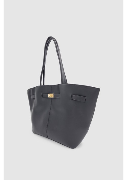 Ferny Kemer, Toka ve Dikiş Detaylı Kol ve Omuz Çantası Siyah fırsatları