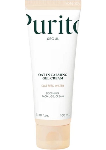 Purıto Oat-In Calming Gel Cream 100 ml - %77 Yulaf Tohumu Sulu, Hafif Dokulu, Yoğun Nem Veren Krem