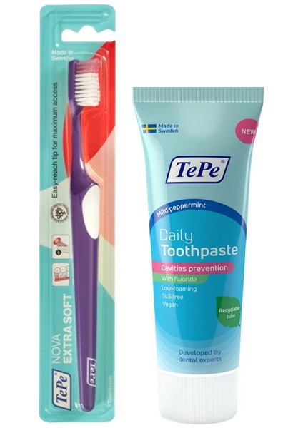 Diş Fırçası Nova X-Soft ve Diş Macunu