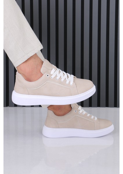 Soft Bej Günlük Sneaker Erkek Ayakkabısı Ortopedik Tabanlı M801 fiyatları