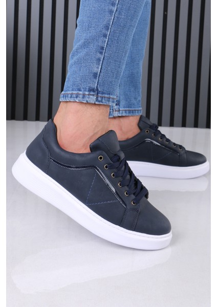 Soft Lacivert Günlük Sneaker Erkek Ayakkabısı Ortopedik Tabanlı M801 fiyatları