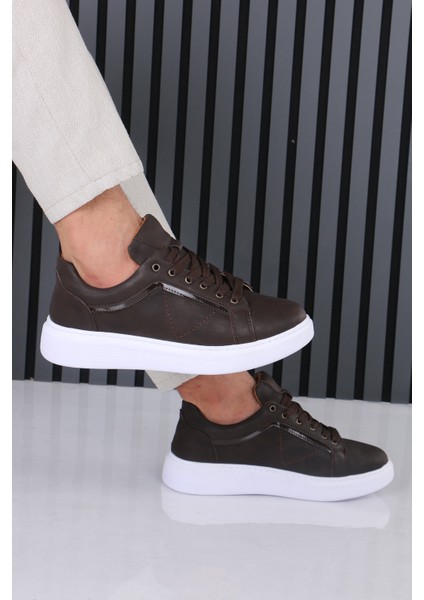 Soft Kahverengi Günlük Sneaker Erkek Ayakkabısı Ortopedik Tabanlı M801 fiyatları