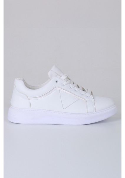Beyaz Günlük Sneaker Erkek Ayakkabısı Ortopedik Tabanlı M801 modelleri
