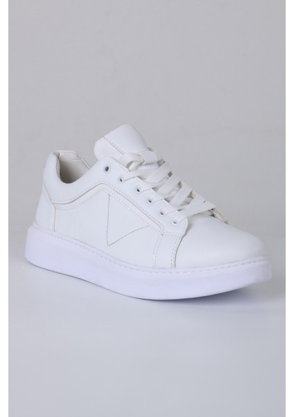 Beyaz Günlük Sneaker Erkek Ayakkabısı Ortopedik Tabanlı M801 fırsatları