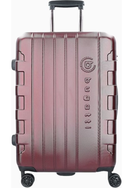 Bugattı Galatea 66 cm Kırmızı Orta Boy Valiz 4 Tekerlekli, Abs Gövde ve Tsa Kilit