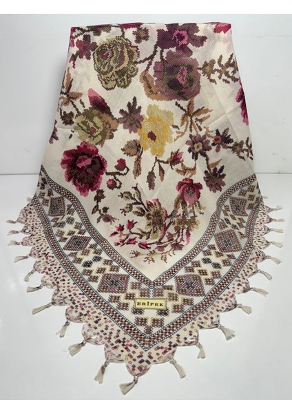 Sökme Boncuklu Pamuk Yazma - 05494 - 01