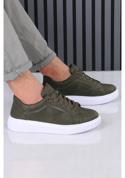 Soft Haki Günlük Sneaker Erkek Ayakkabısı Ortopedik Tabanlı M801