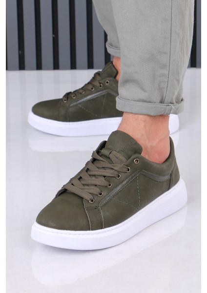 Soft Haki Günlük Sneaker Erkek Ayakkabısı Ortopedik Tabanlı M801 modelleri