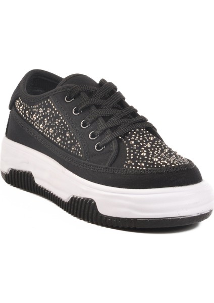 Siyah Taşlı Kadın Spor Ayakkabı Lady 526 Z