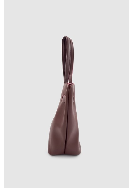 Ferny Kemer, Toka ve Dikiş Detaylı Kol ve Omuz Çantası Bordo indirimleri