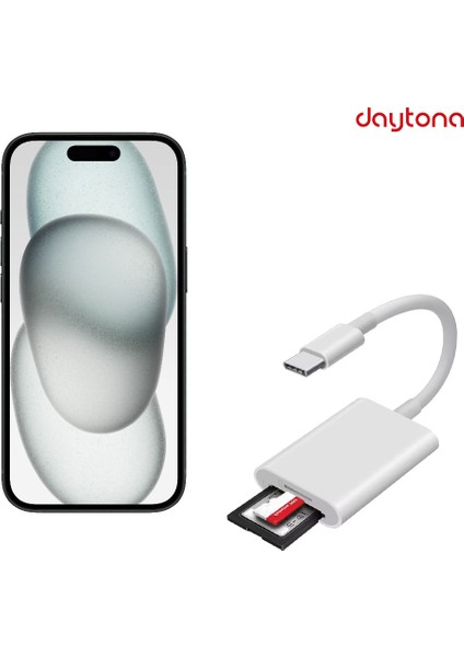 NK1023 2'si 1 Arada Telefon ve Pad Için Type-C’den Sd Karta Otg Sd/tf Bellek Dönüştürücü Tak Çalıştır Kart Okuyucu fırsatları