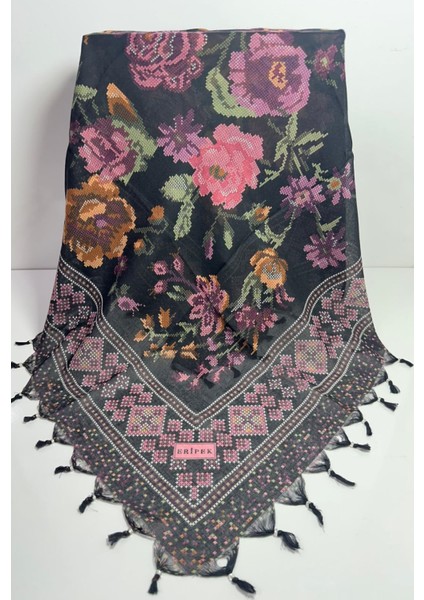 Sökme Boncuklu Pamuk Yazma - 05494 - 06