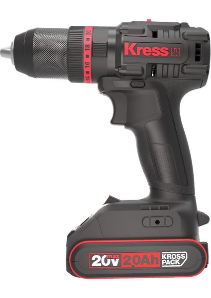 KUC30.1 20VOLT/2.0AH Li-Ion 60NM Çift Akülü Kömürsüz Profesyonel Şarjlı Darbeli Matkap fiyatları