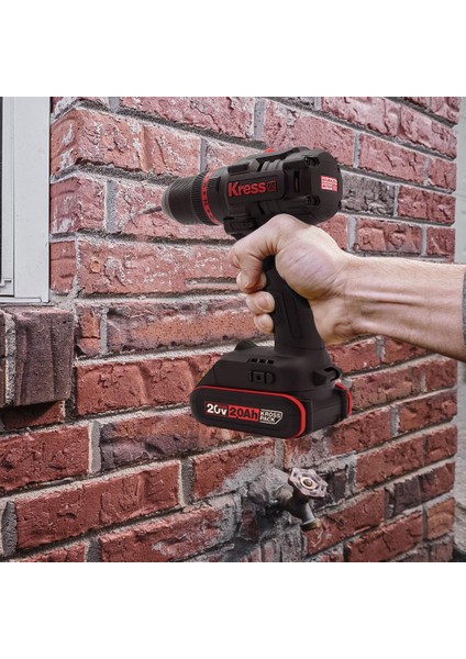 KUC30.1 20VOLT/2.0AH Li-Ion 60NM Çift Akülü Kömürsüz Profesyonel Şarjlı Darbeli Matkap modelleri