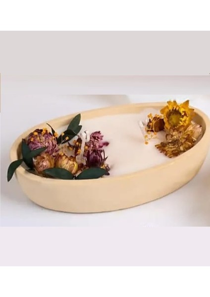 2 Adet Kuru Çiçek ve Kozalaklarla Süslü Dekoratif Sandal Mum Kokulu Doğal Soya Mum Aromaterapi Mum indirimleri