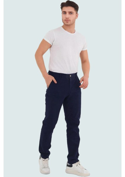 Erkek Günlük Kullanım Için Straight Kalıp Chino Pantolon Esnek Gabardin Kumaş Modern Tasarım modelleri