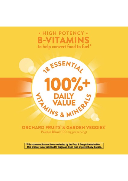 Alive! Daily Energy Complete Multivitamin 60 Tablets High Quality High Potency Once Daily