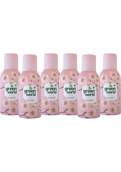 Aerosol Sprey Kolonya Japon Kirazı 6'lı Set 6x150 ml - Sakura fiyatları