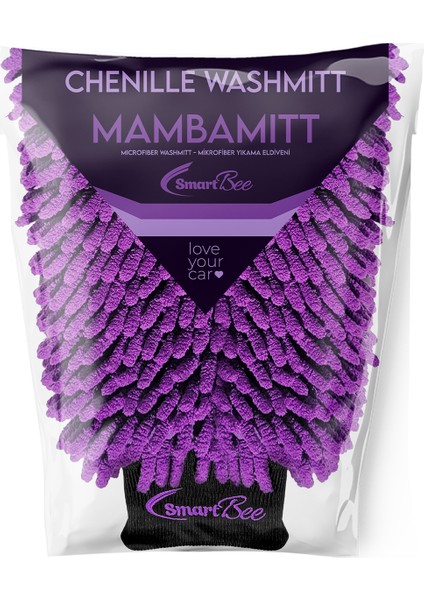 Mambamıtt Mikrofiber Chenille Oto Yıkama Eldiveni