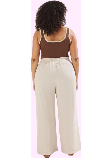 Kadın Pamuk Büyük Beden Pantolon Rahat Kesim Yazlık Günlük Kullanım Yaz Aylarının Vazgeçilmezi modelleri