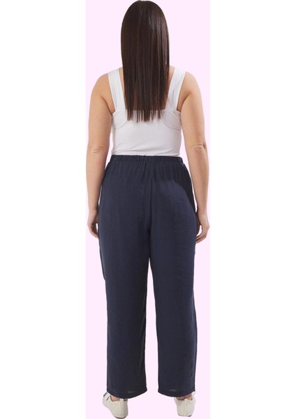 Kadın Yüksek Bel Uzun Boy Pantolon Geniş Paça Rahat Kesim Günlük Kullanım Kaliteli Malzeme modelleri