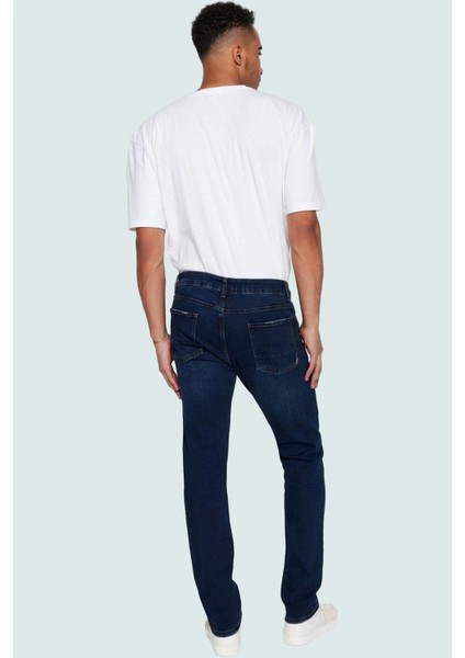 Erkek Pamuk Denim Kot Pantolon Slim Fit Dar Paça Günlük ve Casual Kombinler Için Hafta Sonu modelleri