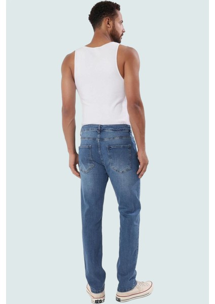 Erkek Pamuk Denim Jean Pantolon Regular Fit Boru Paça Günlük Stil Yaz Aylarının Vazgeçilmezi modelleri