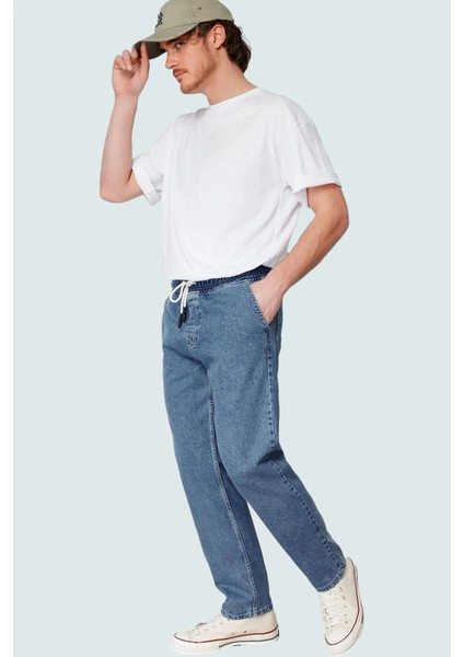 Erkek Pamuk Denim Pantolon Normal Bel Chino Cepler Günlük ve Rahat Yaz Aylarının Vazgeçilmezi