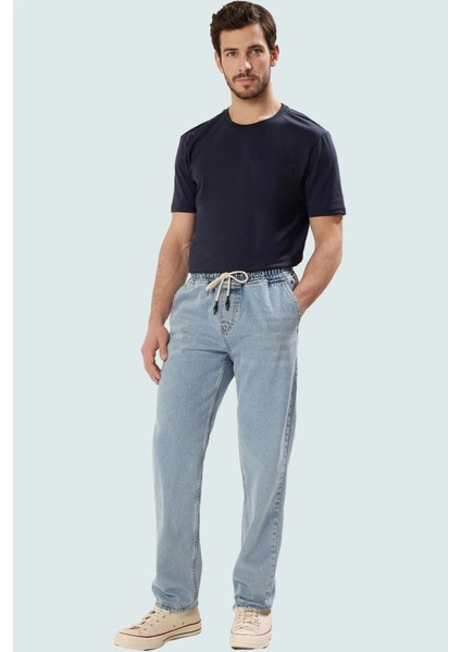 Erkek Pamuk Denim Pantolon Normal Bel Chino Cepler Günlük ve Rahat Yaz Aylarının Vazgeçilmezi