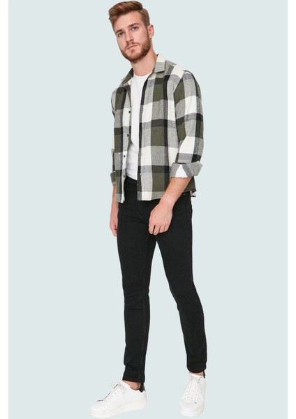 Erkek Pamuk Regular Skinny Fit Kot Pantolon Esnek Rahat Günlük Kullanım Için Modern Tasarım