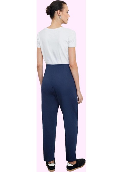 Kadın Pamuklu Rahat Havuç Pantolon Gabardin Dokuma Günlük Stil Hafta Sonu Kaliteli Malzeme modelleri