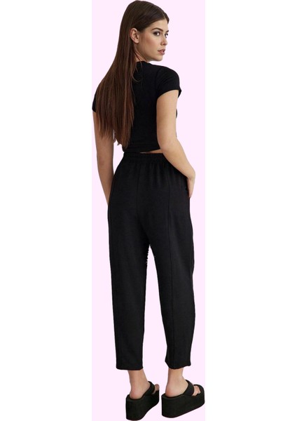 Kadın Dokuma Pantolon Yüksek Bel Aerobin Kumaş Rahat Yazlık Günlük Kullanım Modern Tasarım fiyatları
