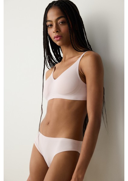 24 Saat İz Bırakmayan Balensiz Lila Sütyen