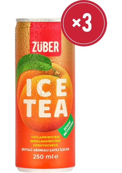 Ice Tea Şeftali 250ML x 3 Adet