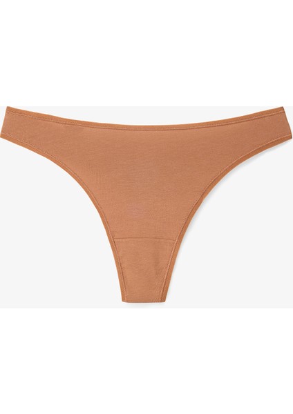 Leopar Desenli Düşük Bel 3'lü Tanga Külot